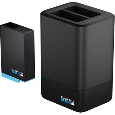 DUAL BATTERY CHARGER + BATTERY DUAL CHARGER + BATTERY FOR GOPRO MAX